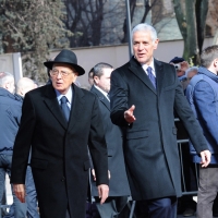 Foto Nicoloro G. 21/03/2011 Milano Inaugurazione alla presenza del Capo dello Stato della nuova sede della Regione Lombardia. nella foto Giorgio Napolitano – Roberto Formigoni