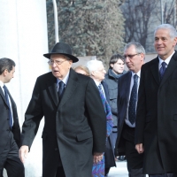 Foto Nicoloro G. 21/03/2011 Milano Inaugurazione alla presenza del Capo dello Stato della nuova sede della Regione Lombardia. nella foto Giorgio Napolitano – Roberto Formigoni