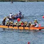 Foto Nicoloro G.   03/09/2024   Ravenna   14esima edizione del Campionato mondiale di Dragon Boat. E\' una competizione di origini cinersi che vede la partecipazione di 172 squadre provenienti da 32 nazioni con oltre settemila atleti per quasi 500 gare. il programma prevede gare di 200 mt., 500 mt. e 2 km. su imbarcazioni di lunghezza variabile da 8 a oltre 18 metri. nella foto un momento della gara.