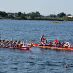 Foto Nicoloro G.   03/09/2024   Ravenna   14esima edizione del Campionato mondiale di Dragon Boat. E\' una competizione di origini cinersi che vede la partecipazione di 172 squadre provenienti da 32 nazioni con oltre settemila atleti per quasi 500 gare. il programma prevede gare di 200 mt., 500 mt. e 2 km. su imbarcazioni di lunghezza variabile da 8 a oltre 18 metri. nella foto un momento della gara.