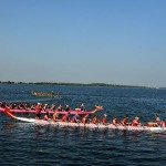 Foto Nicoloro G.   03/09/2024   Ravenna   14esima edizione del Campionato mondiale di Dragon Boat. E\' una competizione di origini cinersi che vede la partecipazione di 172 squadre provenienti da 32 nazioni con oltre settemila atleti per quasi 500 gare. il programma prevede gare di 200 mt., 500 mt. e 2 km. su imbarcazioni di lunghezza variabile da 8 a oltre 18 metri. nella foto un momento della gara.