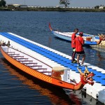 Foto Nicoloro G.   03/09/2024   Ravenna   14esima edizione del Campionato mondiale di Dragon Boat. E\' una competizione di origini cinersi che vede la partecipazione di 172 squadre provenienti da 32 nazioni con oltre settemila atleti per quasi 500 gare. il programma prevede gare di 200 mt., 500 mt. e 2 km. su imbarcazioni di lunghezza variabile da 8 a oltre 18 metri. nella foto un dragon boat.