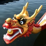 Foto Nicoloro G.   03/09/2024   Ravenna   14esima edizione del Campionato mondiale di Dragon Boat. E\' una competizione di origini cinersi che vede la partecipazione di 172 squadre provenienti da 32 nazioni con oltre settemila atleti per quasi 500 gare. il programma prevede gare di 200 mt., 500 mt. e 2 km. su imbarcazioni di lunghezza variabile da 8 a oltre 18 metri. nella foto la testa di un dragon boat.