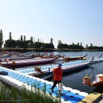 Foto Nicoloro G.   03/09/2024   Ravenna   14esima edizione del Campionato mondiale di Dragon Boat. E\' una competizione di origini cinersi che vede la partecipazione di 172 squadre provenienti da 32 nazioni con oltre settemila atleti per quasi 500 gare. il programma prevede gare di 200 mt., 500 mt. e 2 km. su imbarcazioni di lunghezza variabile da 8 a oltre 18 metri. nella foto il parcheggio dei dragon boat.