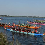 Foto Nicoloro G.   03/09/2024   Ravenna   14esima edizione del Campionato mondiale di Dragon Boat. E\' una competizione di origini cinersi che vede la partecipazione di 172 squadre provenienti da 32 nazioni con oltre settemila atleti per quasi 500 gare. il programma prevede gare di 200 mt., 500 mt. e 2 km. su imbarcazioni di lunghezza variabile da 8 a oltre 18 metri. nella foto imbarcazioni in attesa di gareggiare.