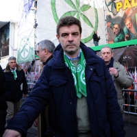 Foto Nicoloro G. 22/01/2012 Milano Manifestazione con corteo della Lega Nord contro il governo Monti. nella foto Roberto Cota