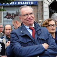 Foto Nicoloro G.  16/10/2010 Roma  Manifestazione nazionale Fiom-CGIL con cortei e comizio finale in piazza San Giovanni. nella foto Guglielmo Epifani