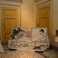 Foto Nicoloro G. 19/06/2013 Milano Apre a Palazzo Reale la mostra " Guido Crepax: ritratto di un artista ", un' esposizione a tutto tondo a dieci anni dalla morte dell' autore milanese. nella foto Valentina