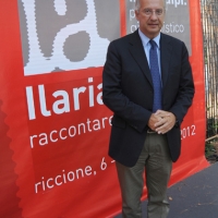 Foto Nicoloro G. 06/09/2012 Riccione ( Rimini ) Diciottesima edizione del " Premio Ilaria Alpi ", premio giornalistico televisivo che gode dell' Alto Patronato della Presidenza della Repubblica. nella foto Walter Veltroni