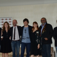 Foto Nicoloro G.   20/10/2014   Milano  presentazione del film " Soap opera ". nella foto da sinistra Franz ( Francesco Villa ), Cristiana Capotondi, il regista Alessandro Genovesi, Fabio De Luigi, Chiara Francini, Diego Abatantuono e Ale ( Alessandro Besentini ).