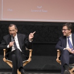 Foto Nicoloro G.   21/11/2022   Milano   Presentazione del libro ' La citta' universale ' del sindaco di Firenze Dario Nardella. nella foto il sindaco di Milano Giuseppe Sala, a sinistra, e il sindaco di Firenze Dario Nardella.