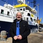 Foto Nicoloro G.   02/03/2025   Ravenna   E' approdata nel porto di Ravenna la nave ong Humanity 1 con a bordo 71 migranti quasi tutti provenienti dall' Eritrea e dall' Etiopia. 20 sono i minori non accompagnati e molte donne tra le quali una con un bimbo di 5 anni. nella foto il prefetto Raffaele Ricciardi.