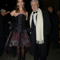 Foto Nicoloro G. 07/12/2013 Milano Tradizionale Prima alla Scala che annovera quest’ anno anche la presenza del Capo dello Stato. nella foto Adriano Teso e la moglie Laura  