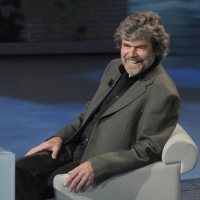 Foto Nicoloro G. 01/01/2012 Milano Trasmissione televisiva su Rai3 " Che tempo che fa " condotta da Fabio Fazio e interamente dedicata al ricordo dello scalatore ed esploratore Walter Bonatti. nella foto Reinhold Messner