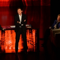 Foto Nicoloro G.  01/11/2015  Milano   Trasmissione televisiva su Rai 3 ' Che tempo che fa '. nella foto Fabio Fazio con la scrittrice Dacia Maraini e il cantante Gianni Morandi.