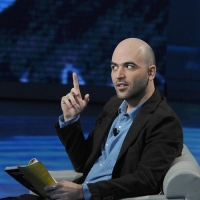 Foto Nicoloro G. 06/03/2011 Milano Trasmissione televisiva su Rai3 " Che tempo che fa " condotta da Fabio Fazio. nella foto Roberto Saviano