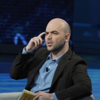 Foto Nicoloro G. 06/03/2011 Milano Trasmissione televisiva su Rai3 " Che tempo che fa " condotta da Fabio Fazio. nella foto Roberto Saviano