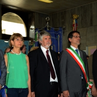 Foto Nicoloro G.  02/08/2014  Bologna    34esimo anniversario della strage alla stazione di Bologna. nella foto al centro il ministro Giuliano Poletti con le altre autoritÃ .